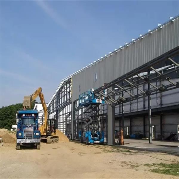 Prefabricated steel framed aircraft shed warehouse hangar building