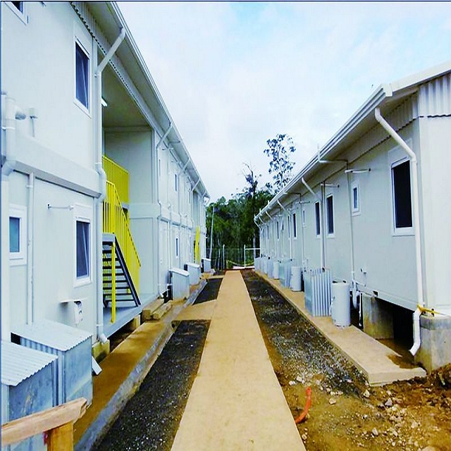 Prefabricated madaling pagpupulong flat pack container house