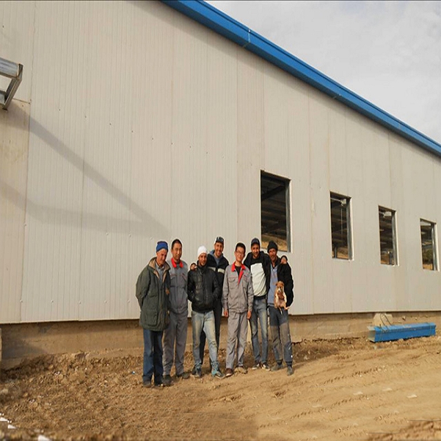 Metal Steel Frame Factory Structure Building Slaughter Workshop House